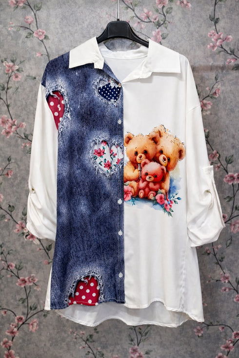 Camicia Teddy Denim