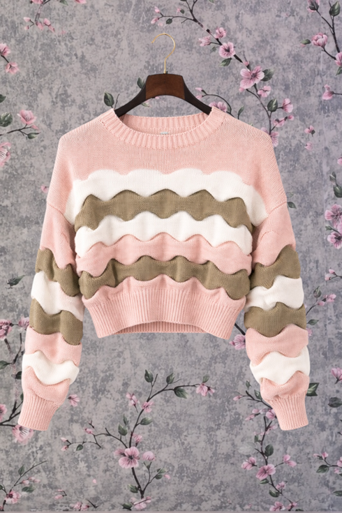 Maglioncino Crop Onde