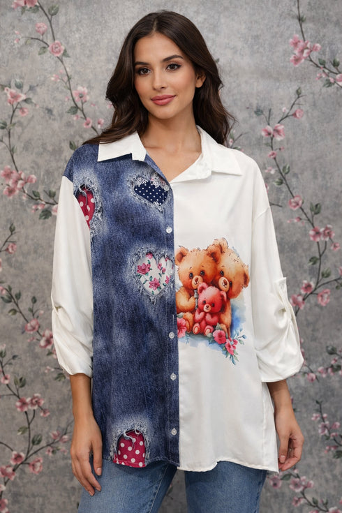 Camicia Teddy Denim