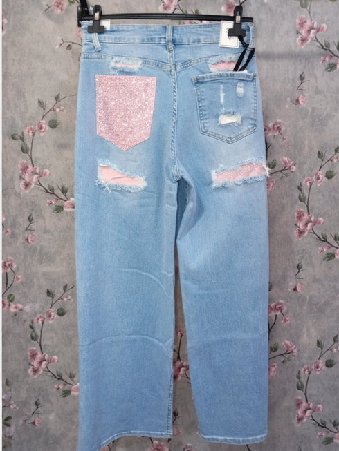 Jeans Pinky Strass