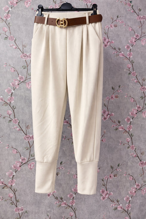 Pantalone Jogger e Polsino Lungo
