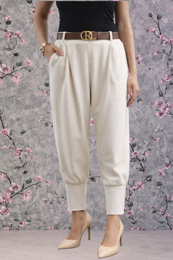 Pantalone Jogger e Polsino Lungo
