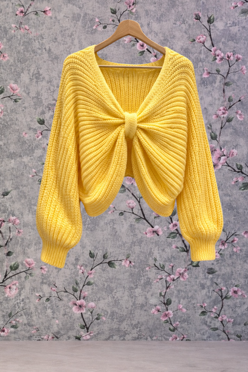 Cardigan Nodo Frontale