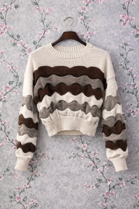 Maglioncino Crop Onde