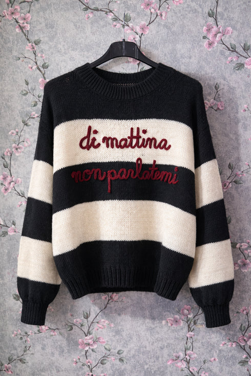 Maglione “Di Mattina Non Parlatemi”