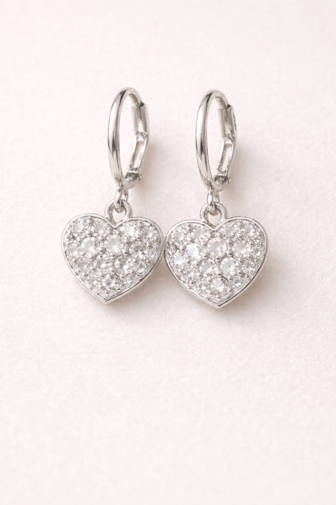 Orecchini Cuore Silver