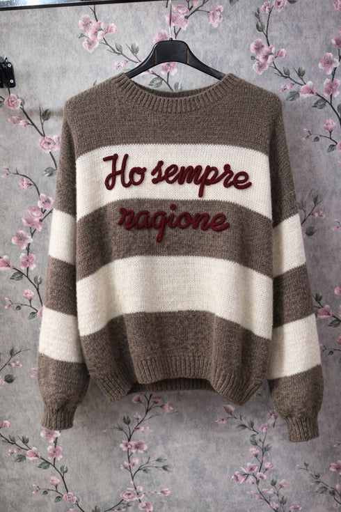 Maglione “Ho sempre Ragione”