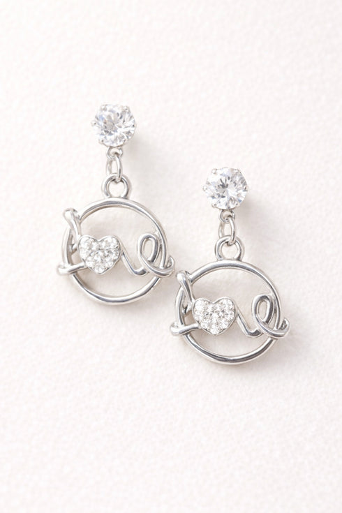Orecchini Love Oro con Cuore Luminoso