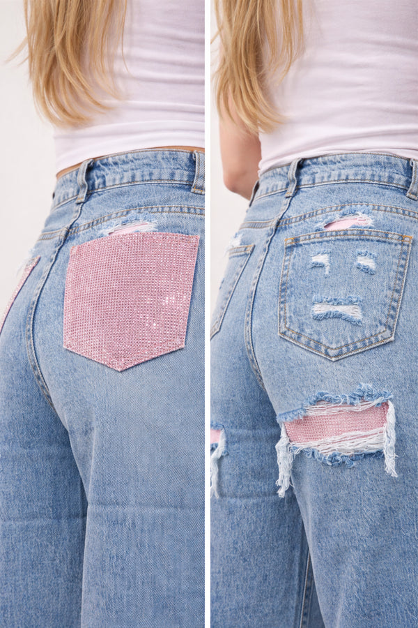 Jeans Pinky Strass